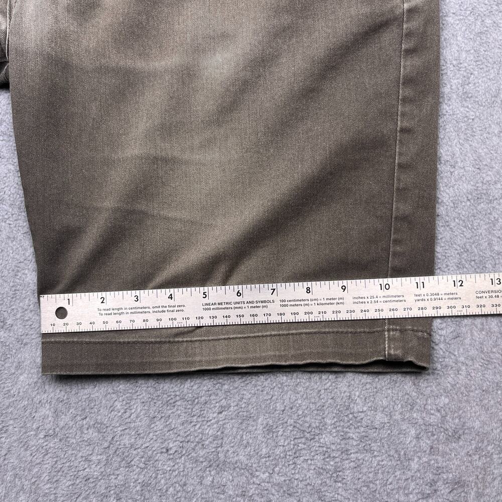 volcom corpo class chino shorts mens 36 gray flat front - Picture 12 of 13